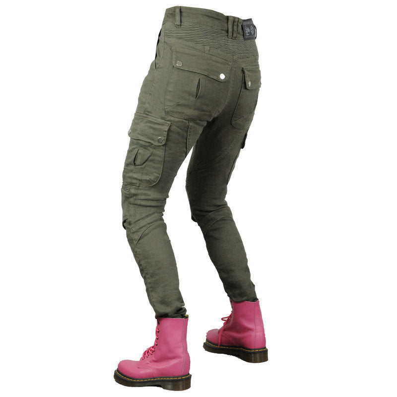 Women's Motorcycle Jeans Drop-resistant