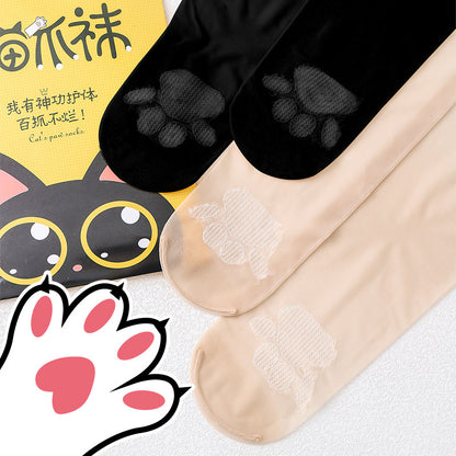 Cat's Paw Socks Anti-snagging Arbitrary Cut Silk Stockings Sexy Thin