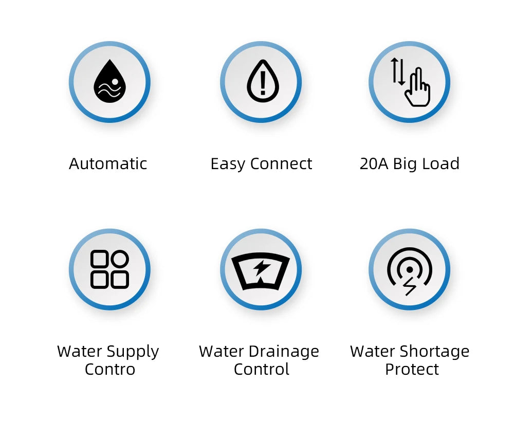 DF-96D Automatic Water Level Controller Switch 20A 220V Water tank Liquid Level Detection Sensor Water Pump Controller