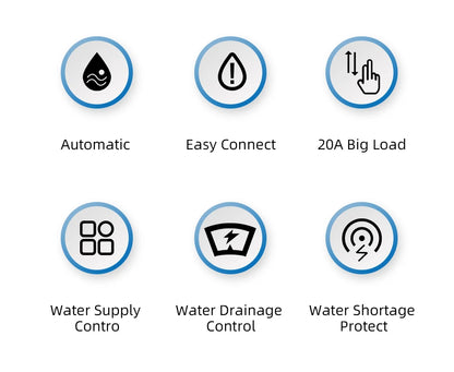 DF-96D Automatic Water Level Controller Switch 20A 220V Water tank Liquid Level Detection Sensor Water Pump Controller