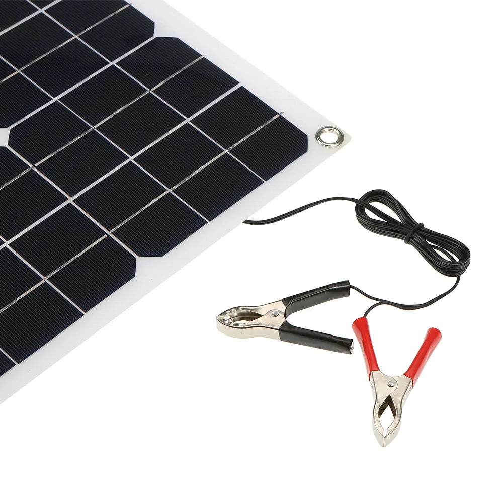 600W Solar Panel Kit Complete 12V USB With 100A Controller Solar Cells for Car Yacht RV Boat Moblie Phone Battery Charger