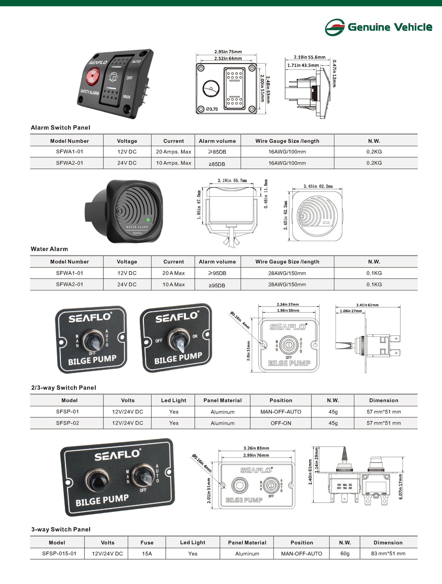 Caravan Accessories 12-24V Van Mechanical Seal Electric Diaphragm Sink Water Pump RV Camper Toilet Shower