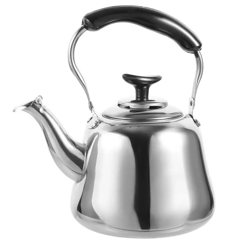 1/1.5L Stainless Steel Whistle Teakettle Large Capacity Boil Water Kettle With Filter Screen For Induction Cookers Gas Stoves