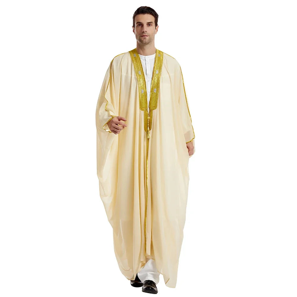 Middle East Mens Robe Muslim Dress Kimono Dishdasha Clothing Islamic Dubai Saudi Abayas Prayer Abaya Kaftan Ramadan Jubba Thobe