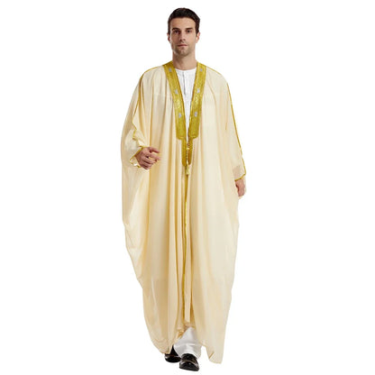 Middle East Mens Robe Muslim Dress Kimono Dishdasha Clothing Islamic Dubai Saudi Abayas Prayer Abaya Kaftan Ramadan Jubba Thobe