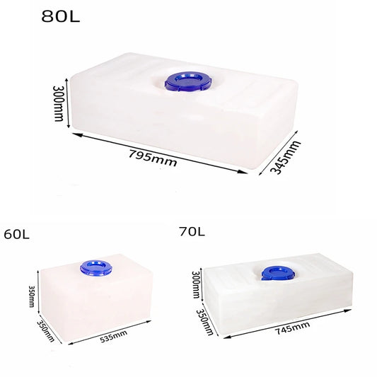 60L/70L/80L/100L RV Professional Fresh Water Holding Tank  Water Tank Transformation Horizontal Car Water Tank Plastic Bucket