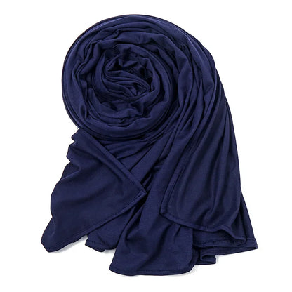 Big Size Jersey Hijabs for Woman Turban Mercerized Cotton Hijab Scarf Shawl Turbans for Women Headscarf Scarves Ramadan Foulard