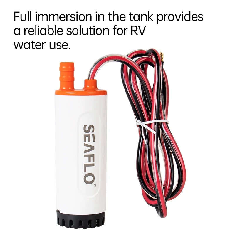 SEAFLO RV 12V submersible pump, micro water pump, water tank, water pump, DC portable car mounted small submersible pump