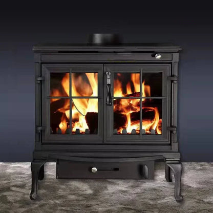 European Real Fire Fireplaces Chimney Accessories GL Living Room Wood Stove Embedded Iron Heater Home Villa Decorative Fireplace