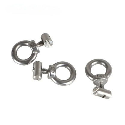 1/2Pcs Awning Rail Stoppers Stops Motorhome Campervan Caravan Silver Stainless Steel M4 X 12mm X 6mm Diameter Camper Parts