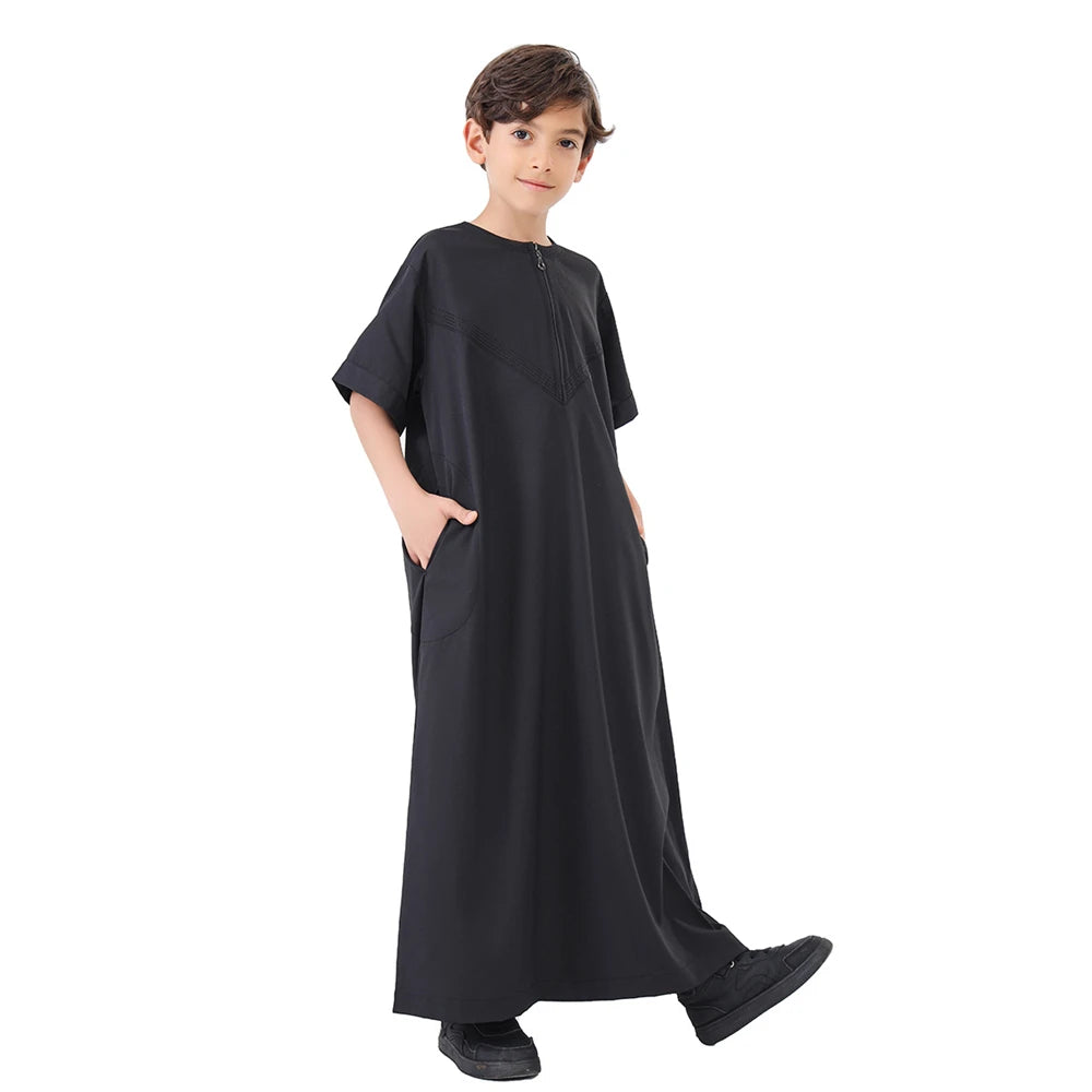 Ramadan Abayas For Prayer Clothes Boy Kids Muslim Dress Clothing Kebaya Abaya Turkey Arabic Islam Djellaba Robe Musulmane Hombre