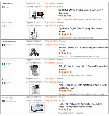 DSL-3 Low Vision Diagnostic Testing Kit with Aluminum Case Optics Instruments