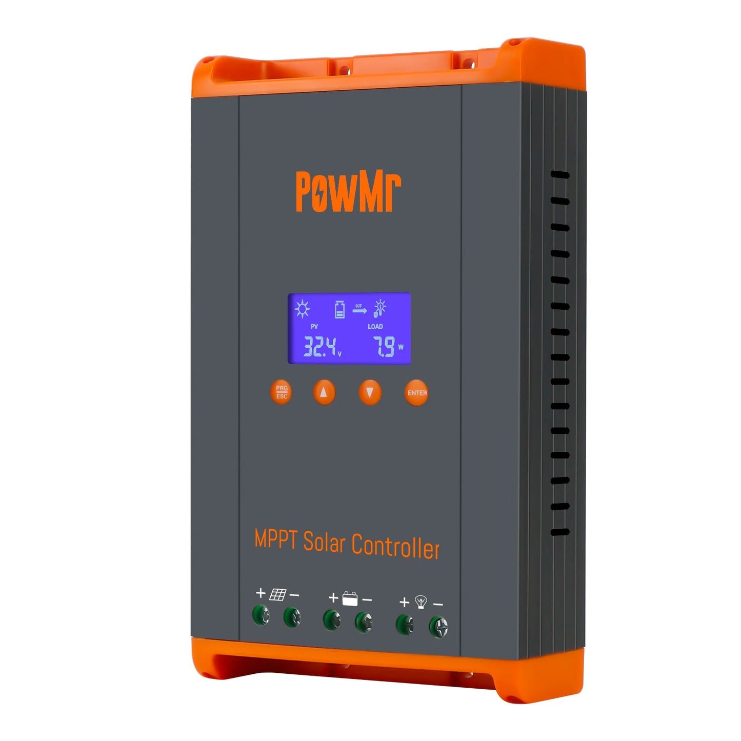 PowMr MPPT 60A Solar Charge Controller Solar Panels Regulator 12V 24V 36V 48V Parallel Up 12 Units For Lead Acid Lithium Battery