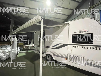 NATURE high quality electric retractable van car motorized van awnings, camper rv awning