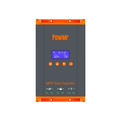 PowMr New 60A MPPT Solar Charge Controller 12V/24V/36V/48V LCD Dispaly Max Solar Panel PV 160V Support Parallel and Max 12 Units