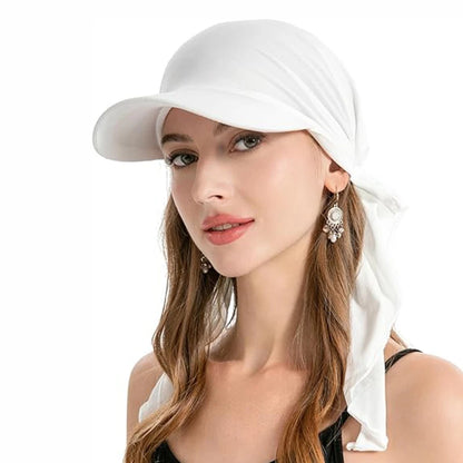 2024 Summer Outdoor Caps for Women Headscarf Muslim Turban Hats Casual Breathable Head Scarves Caps Islamic Clothing Turban Cap