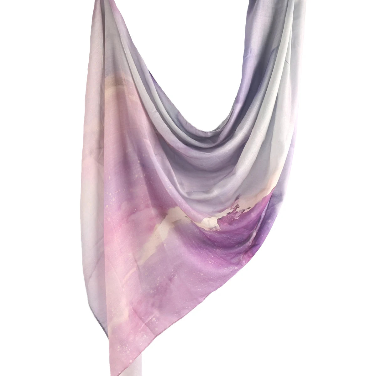 Newest Printed Modal Cotton Hijab Scarf Muslim Premium Ombre Tie Dye Watercolour Marble Print Shawl Hijab Scarf