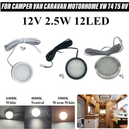 1/2/4/6/8/10pcs Interior Lighting Boat Camping Trailer Lights LED Spot Light Van Camper Caravan Lights Motorhome 12V LED Lights