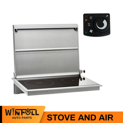 2.2KW Diesel Stove Cooker Cooktop Heater Cooking Diesel Fuel Stove And Air Integrated Parking Heater For RV Camper Boat