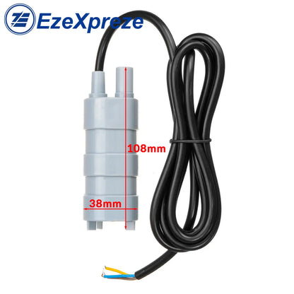 DC 12V Motorhome High Flow Submersible Water Whale Pump Portable Mini Low Noise Brushless For RV Camper Caravan