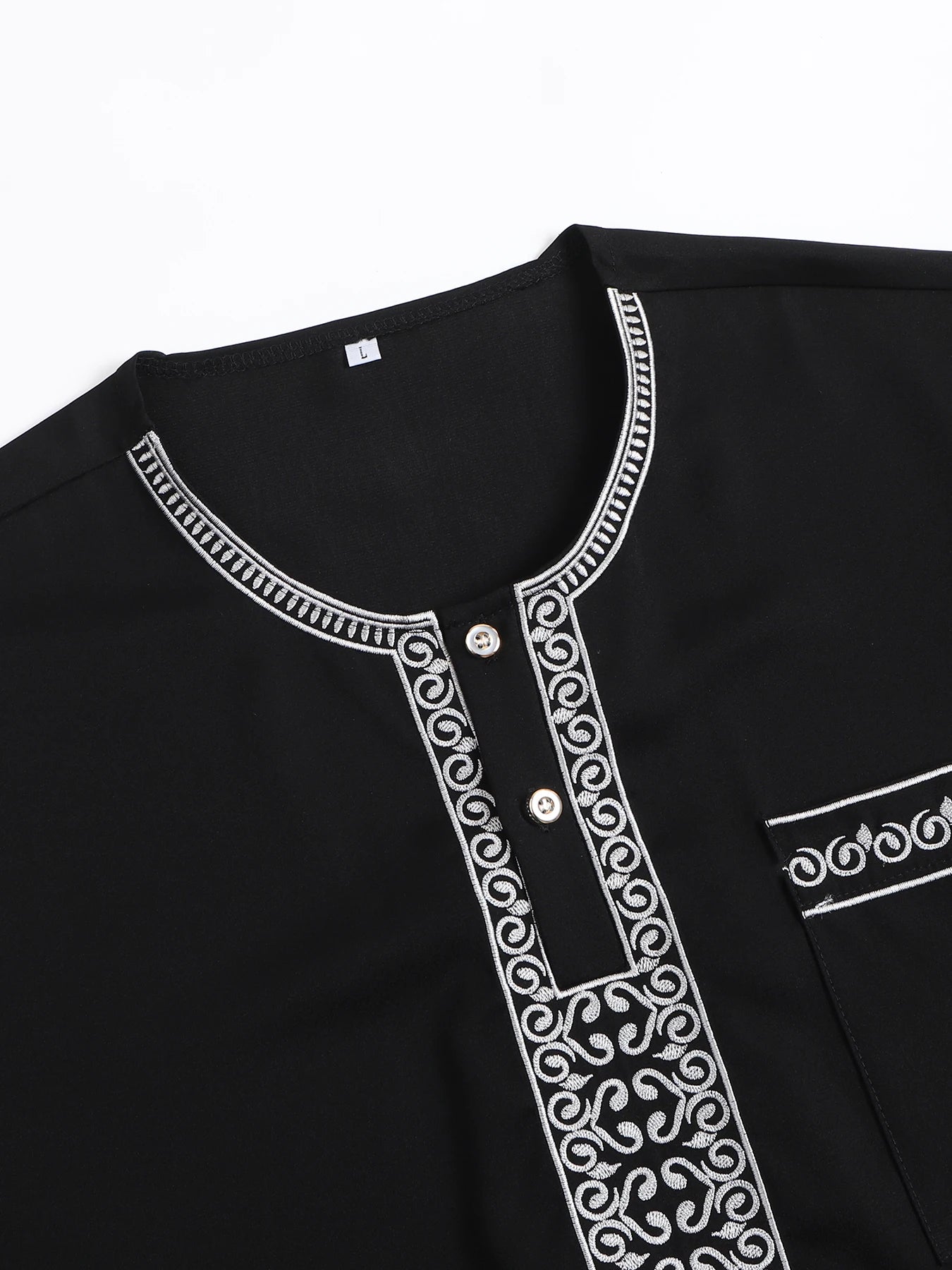 2024 Embroidered Traditional Men boubou jalabiyas jubbah Muslim men's thobe Morocco thobes islamic clothing Ramadan robe abaya