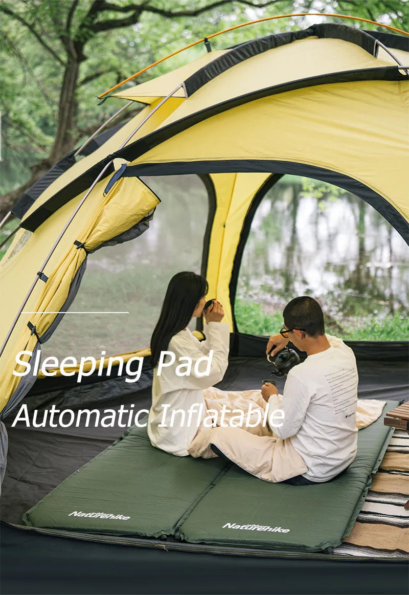 Naturehike Self-inflating Mattress D03 Inflatable Mattress 5CM Air Mattress Tourist Foam Sleeping Mat Camping Mat Tent Mattress