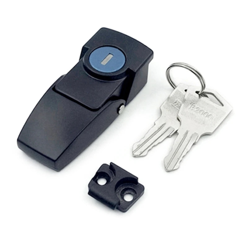 Durable Cabinet Coated Metal Hasp for LATCH with Lock Cylinder DK604 Security Toggle Lock With Keys Electrical Box Lock