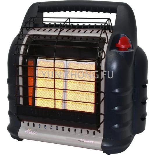 Portable RV Propane Heater (4,000 , 9,000 and 18,000 BTU) Mr. Heater F274830 MH18BRV Big Buddy Grey Indoor-Safe