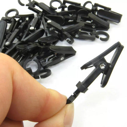 20PCS Tent Clips With 360° Rotation Hook For Attaching Tarpaulins Awnings Outdoor Camping Caravans Canopies Lights Cables