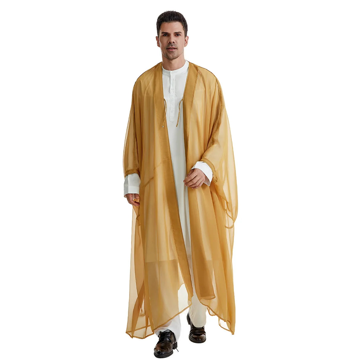 Middle East Mens Robe Muslim Dress Kimono Dishdasha Clothing Islamic Dubai Saudi Abayas Prayer Abaya Kaftan Ramadan Jubba Thobe