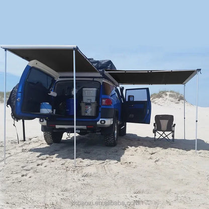 Caravan Awnings,Manufacture Low MOQ Economical Camping Motorhome Caravan Freestanding Car Side Awning