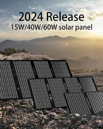 Solar Panel for Power Station, 25% High Efficiency (4th Gen 2024 Release), Ultra-Light/Only