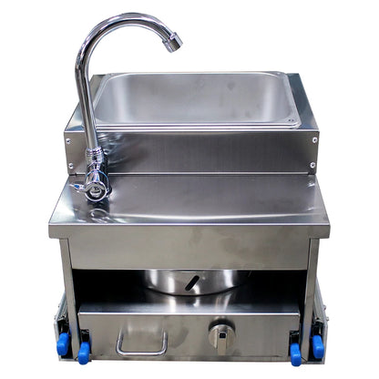 RV Stainless Steel Sink With Gas Stove Slide Out Kitchen For Camper Trailer Caravan Motorhome