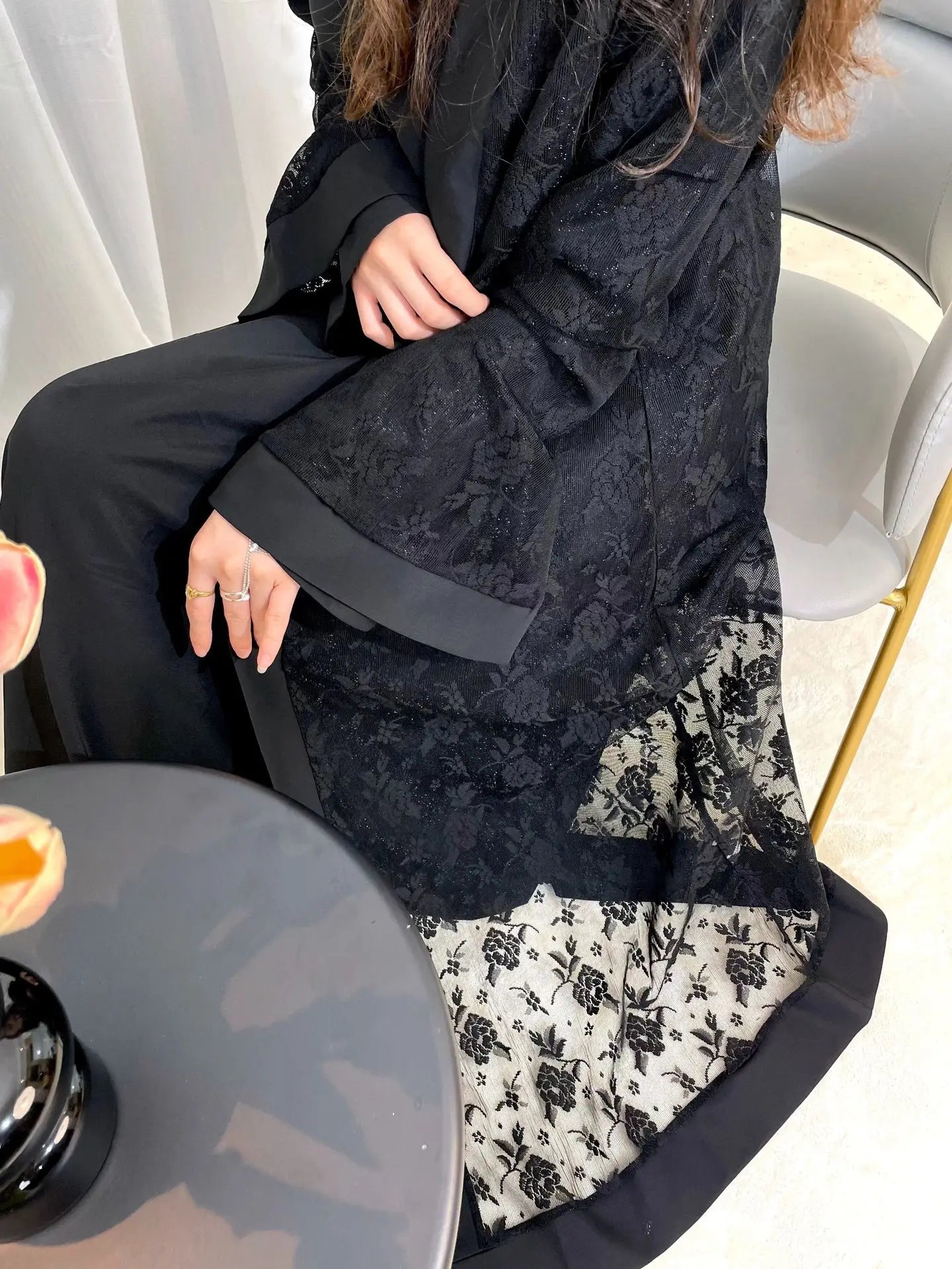 Ramadan Morocco Dubai Muslim Luxury Fashion Women's Islamic Traditional Clothing Arab Dress Kaftan Abaya Robe Robe