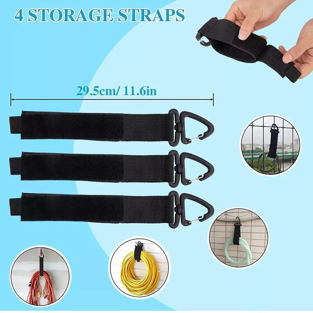 RV Hose Storage Bag with Straps Waterproof RV Accessories for Sewer Hoses/Fresh Water Hoses/Electrical Cords/Camper Tools