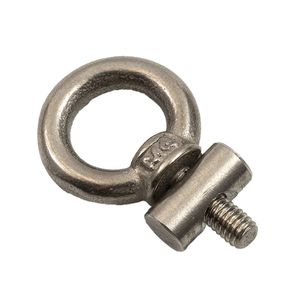 2x Stainless Steel Awning Rail Stoppers Hooks 6mm Stops Silver Motorhome Campervan Awning Rail /Tarpaulin Stoppers