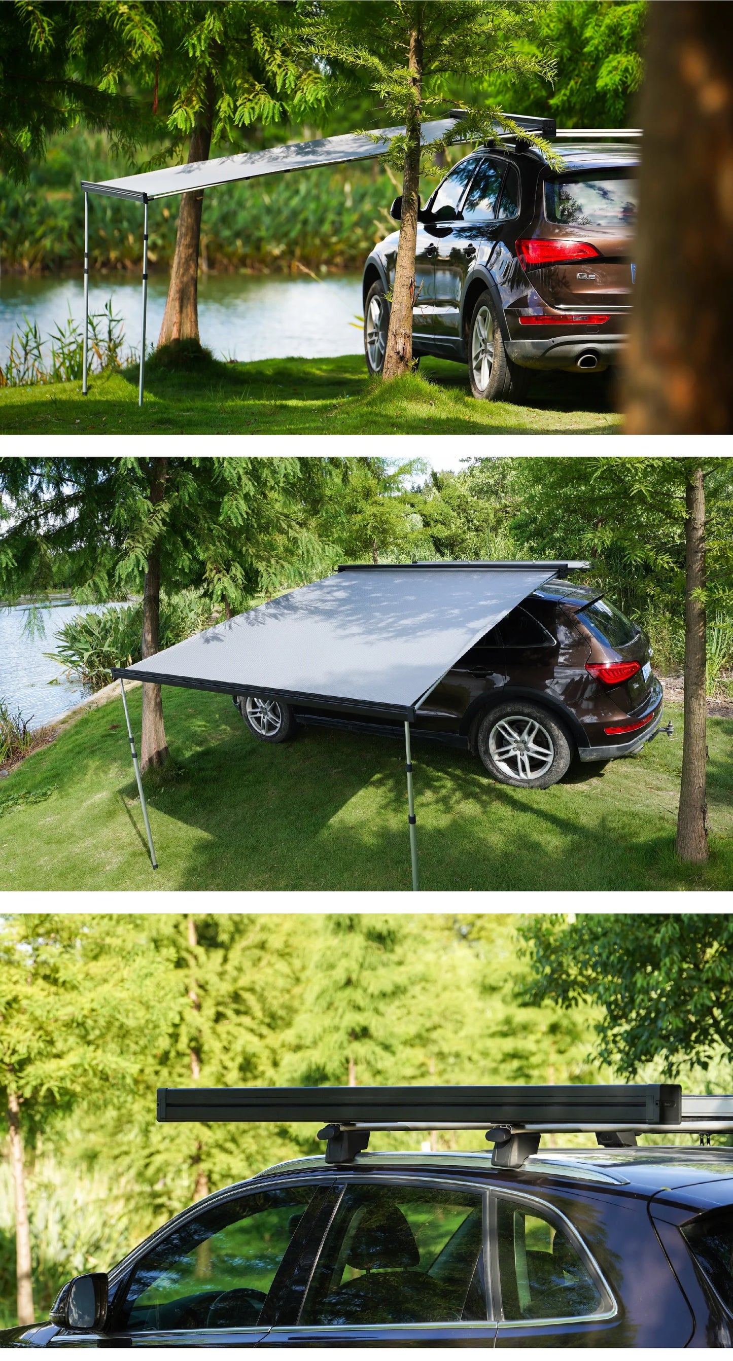 Caravan Awnings,4x4 Offroad Suv Truck Retractable Outdoor Camping Car Side Awning