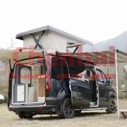 Camper van conversion Straight up roof lifting system vertical lift electric automatic lifting mechanism for your camping car