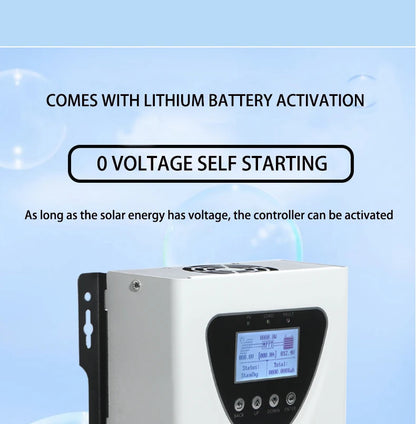 MPPT 60A 50A 30A  100A 150VDC Solar Charge Controller With LCD DISPLAY RS485 interface For12V 24V 36V 48V Home Solar System