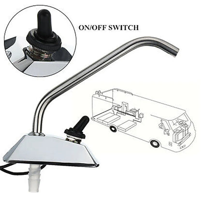 RV Faucet 12V Galley Electric Water-Pump Tap Faucet Water Tap Switch For Caravan Boat Swivel Faucet Electronic Control Faucet