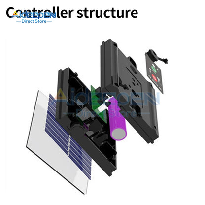 3V 24V Solar Battery Box Kit Pack Powered Lithium Panel Light With Drill Digger Remote Control For Led String Strip Lamp DIY