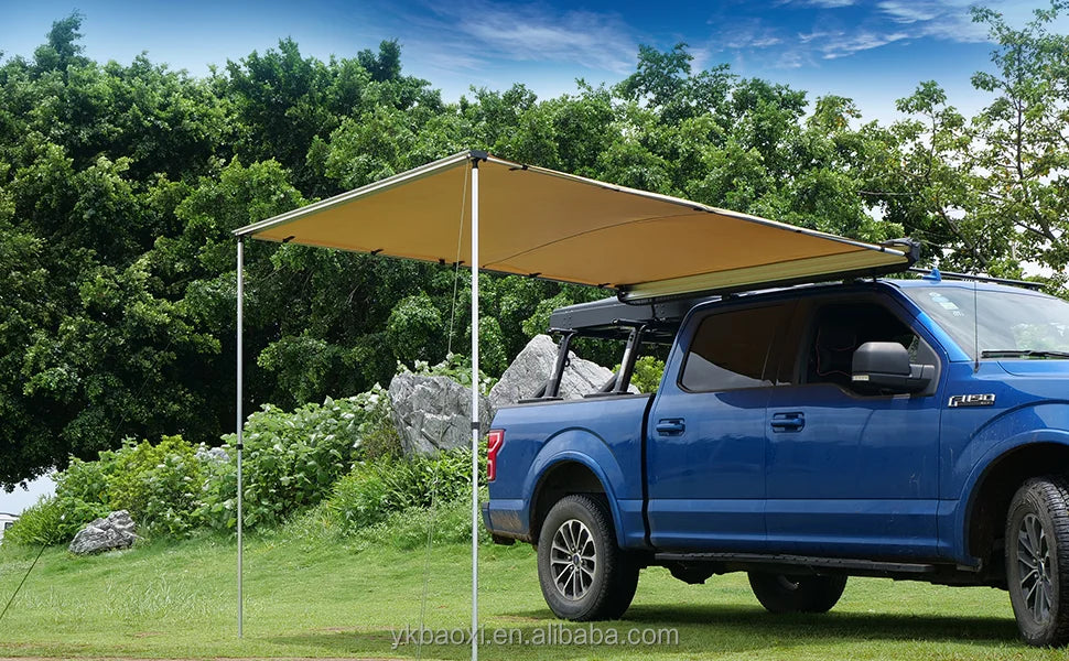 Caravan Awnings,Manufacture Low MOQ Economical Camping Motorhome Caravan Freestanding Car Side Awning