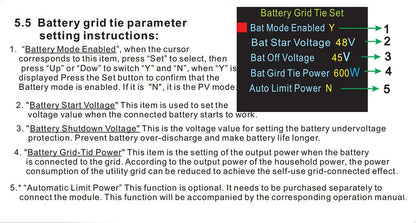 Y&H 1200W 1000W Grid Tie Inverter with Limiter Pure Sine Wave Solar Inverter Battery Discharge Mode Input 48V/24V Optional WiFi