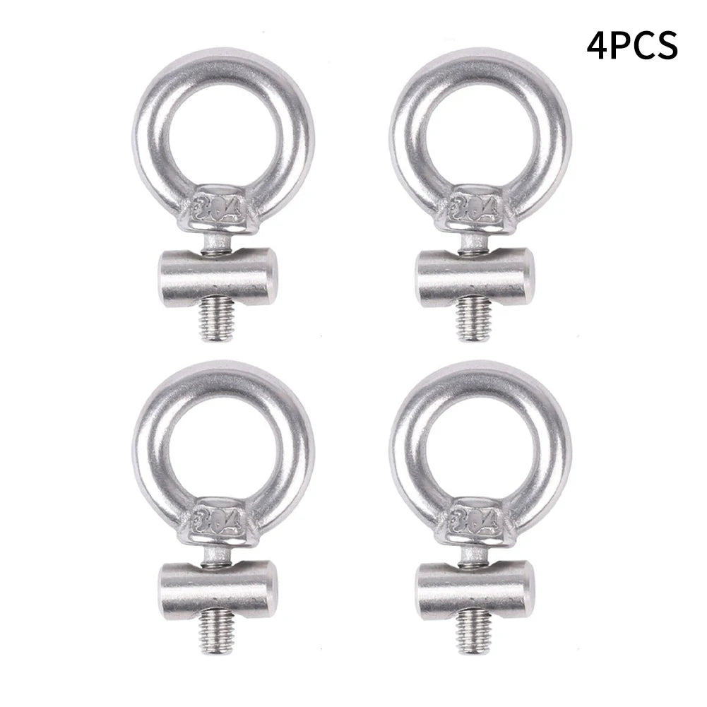 2/4/6/8pcs Stainless Steel Awning Rail Stoppers 6mm Stops Motorhome Campervan Caravan Awning Rail Tarpaulin Stoppers