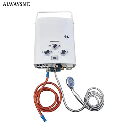 ALWAYSME Gas LPG  6L Water Heater For RV , Caravan Campers,  Motorhome