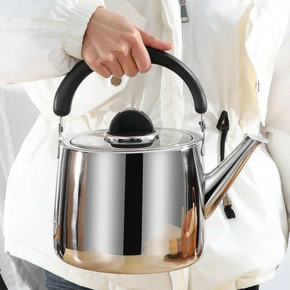 2L/3L/4L Thickened Whistle Kettle 304 Stainless Steel Rapid Heating Boiling Water Pot For Home Tea Kettle