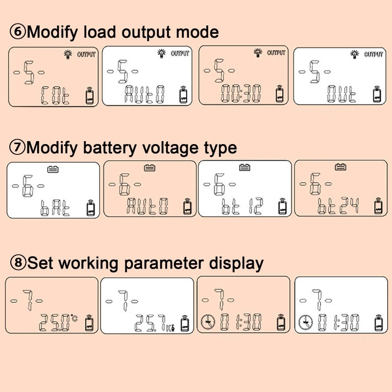 12V 24V WiFi bluetooth MPPT Solar Charge Controller w/LCD Display Dual USB For Lead-acid Lithium Battery 100A 60A 40A 30A