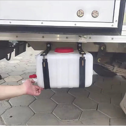 15L Car Wash Water Tank Food Grade Plastic With Faucet Light Truck Semi Trailer Modified With Bracket Car WaterBucket