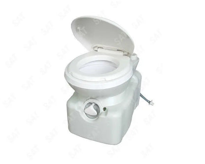 Motorhome Camper Van Integrated RV Bathroom Toilet 180 degree Rotating with Waste Water Tank