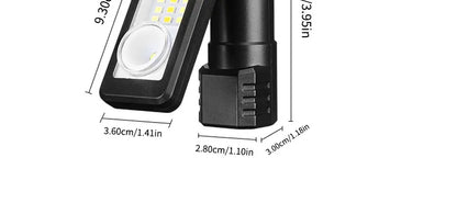 SEAMETAL Portable Work Light 6-Mode 360-Degree Led Charging Head-Mounted/Magnet Base Foldable Inspection Light for Car Repair